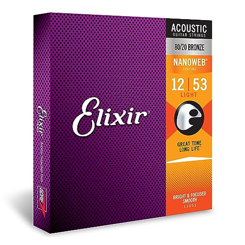 Elixir Strings Acoustic NANOWEB 012 053