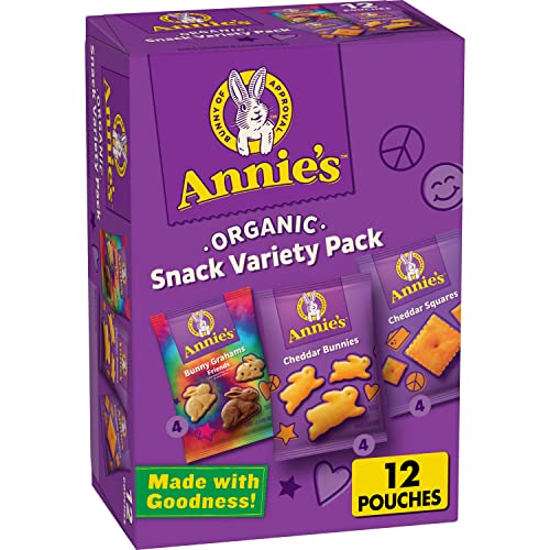 Annies Variety Cheddar Crackers 12 Count