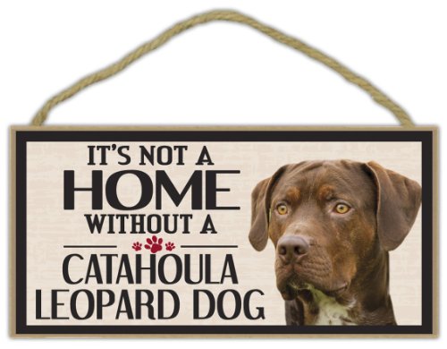 Wood Sign Without CATAHOULA LEOPARD