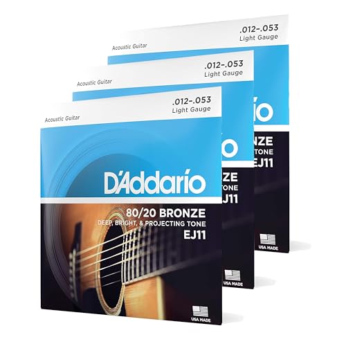 DAddario EJ11 3D Bronze Acoustic Strings