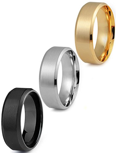 Jstyle Stainless Steel Wedding Simple