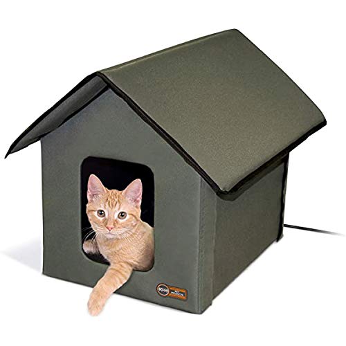 outdoor cat heater house
