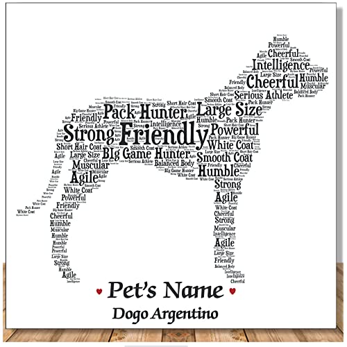 Dogo Argentino Dog Wall Print
