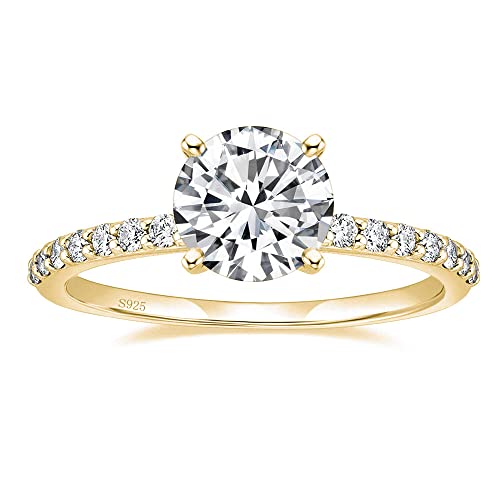 EAMTI Sterling Solitaire Zirconia Engagement