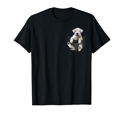 Dogo Argentino Pocket Puppy T Shirt